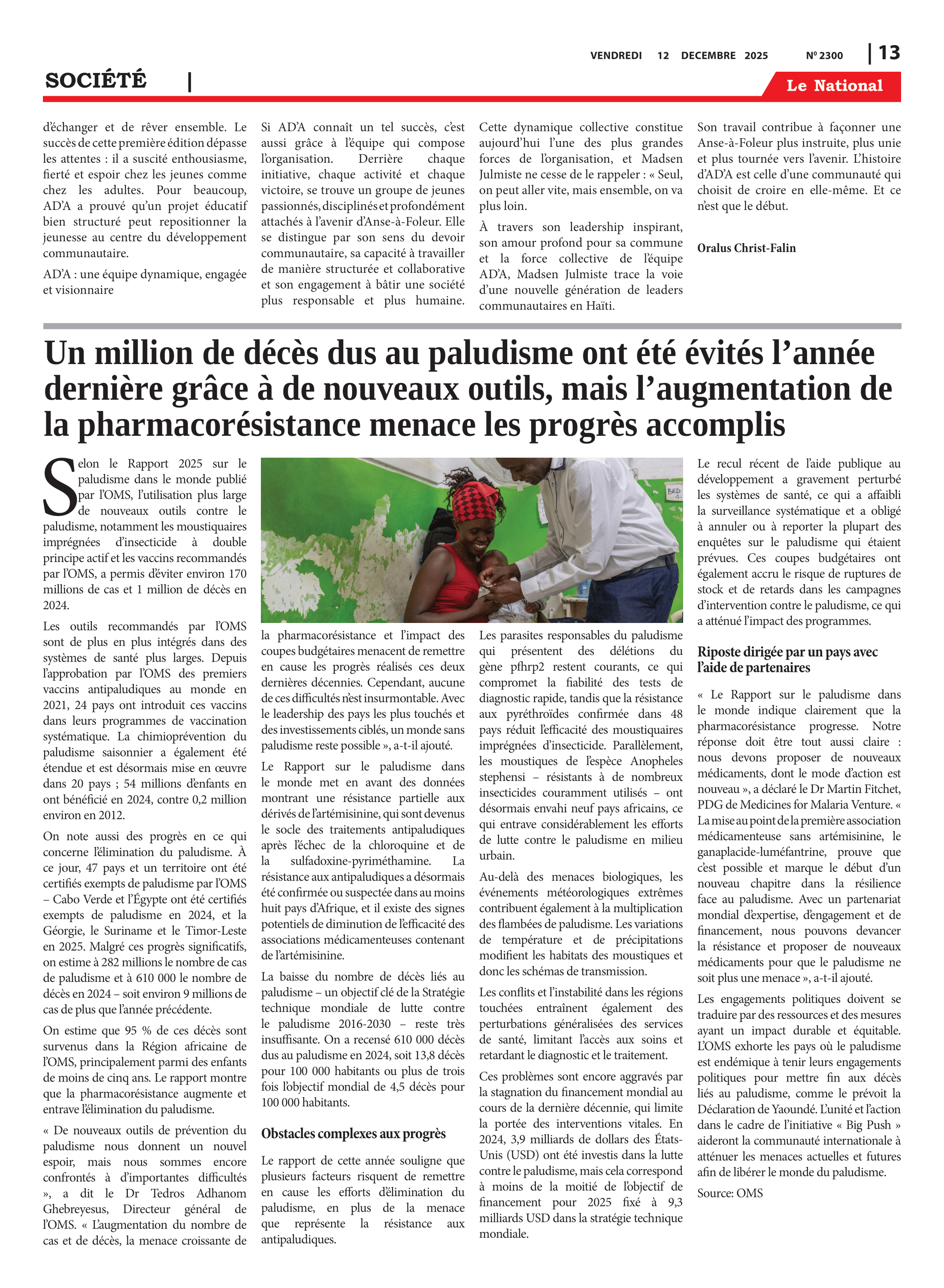 Page 12 de l'édition 2300